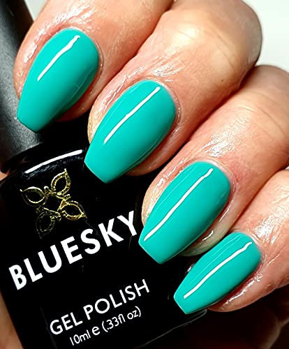 Bluesky Gel Polish TEAL GREEN ADD IN SPRING SUMMER SS2105 UV LED Soak Off 10ml
