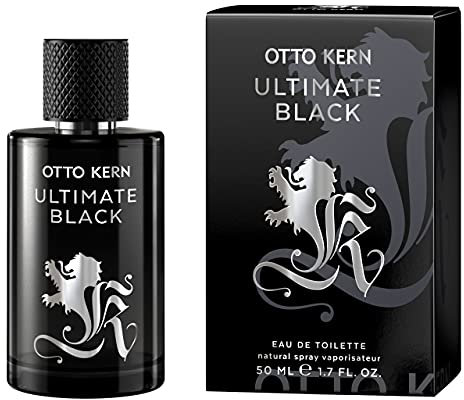 Otto Kern® Ultimate Black | Eau de Toilette - elegant-orientalisch, männlicher Duft für erfolgreiche und selbstsichere Männer | 50ml Natural Spray