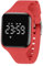 Reloj de pulsera digital con podómetro, vibración, alarma, distancia, cronómetro y ejercicio, resistente al agua, recargable, para actividades al aire libre, para niños y niños, 29-rojo, Moderno