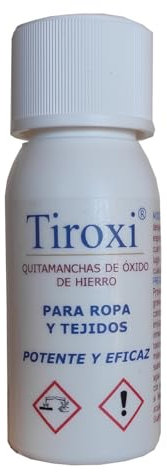 Tiroxi Quitamanchas de óxido de Hierro para Ropa y Tejidos, instantaneo (50 mL)
