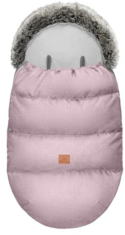 MayLily - Winter-Kinderwagen-Schlafsack 0-24 Monate - Babyfußsack Baby - Fußsack Winterfußsack - Kuschelsack Babydecke Kinderwagen Kopfteil - (Pink, 0-2 years)