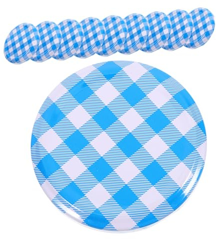 Couvercle Pot de Confiture 50pcs en Fer pour Bocaux de Conservation | Couvercles à Vis pour Bocaux, Usage Voyage et Transport, Réduit le Risque de Fuite
