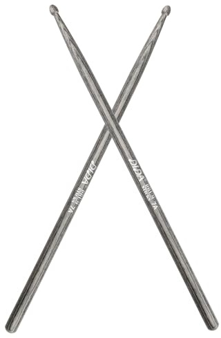 Drumsticks für Drums, Holz Drumsticks, konsistentes Gewicht und Tonhöhe, langlebig und Drumstick für Jazz Drum Elektronisches Drums Set, Drum Prastic Pad, Drumsticks für Profis Anfänger (Schwarz, 7A)
