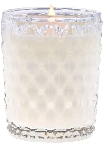 M&SENSE Duftkerze Groß Cremige Vanille-Torte|Knisterkerze mit Holzdocht|500g 100 Stunden Lang Brennende Sojawachs Scented Candle im Glas|Luxus Kerze Geschenk für Männer und Frauen，16.6oz