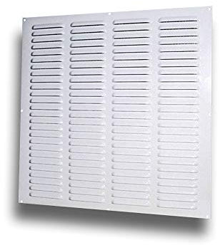 K-TECH-PRO Griglia di ventilazione in metallo bianco 500 x 400 mm