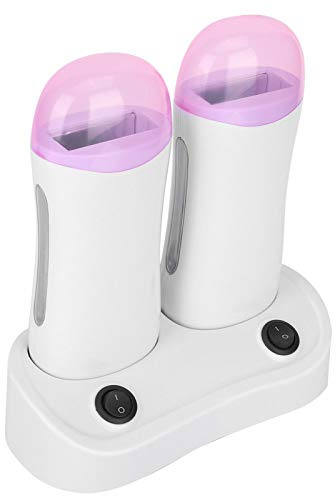 wachspatronen, Elektrischer Wachserhitzer warmwachsgerät Wachspatronen Doppelpatronen Wachsgerät Haarentfernung Enthaarungswalze Wärmer Wax Warmer Heizung Wachsen Körper Haarentfernungsmaschine