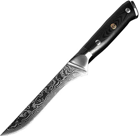 Muxel Damascus 67 Lagen 6 inch Ausbeinmesser Boning Knife Profi Messer Edelstahl