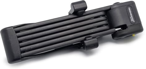 HikeMeister cerradura plegable para bicicleta, 95 cm, certificado ART 2, protección contra robo segura con soporte de acero templado para E-bike y motocicleta