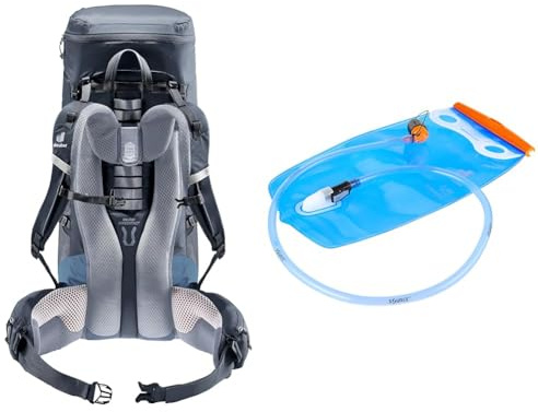 deuter Aircontact Lite 40 + 10 leichter Trekkingrucksack & Streamer 2.0 Trinksystem