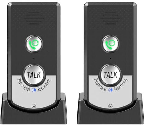 NAVESO Wireless Intercom, Wireless Intercom Systems for Home 2 Way, Smart Voice Intercom, intercom Systems for Home for Indoor Outdoor Interphone System HomeImprovement Security