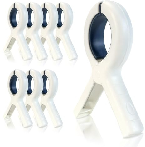Extra Große Handtuchklammern für Strandliegen 8 Stück,Wäscheklammern ohne Abdruck Stabil 13cm,Handtuch Klammern Groß,Strandtuch Klammern Handtuchclips