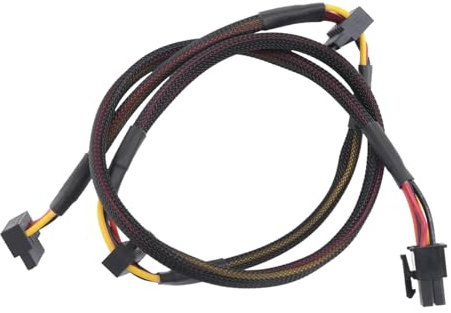 Asyduey Câble d'alimentation Modulaire PSU 6Pin à 3 Ports 18AWG Wire 80Cm pour NP ECO Series