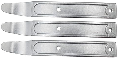 Wakects Ensemble D'outils de Levier en Métal, 3 Pièces, Leviers Intérieurs pour Démontage de Garnitures, Kit de Démontage de Panneaux en Acier Robuste pour Automobile avec Design