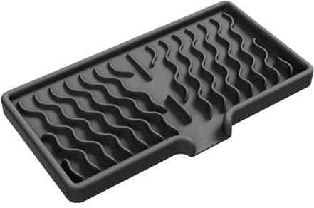 Yulokdwi Soap Tray,Kitchen Silicone Soap Holder Tray - Space-Saving Kitchen Organizer Holder for Restroom Sponge Apartment Perfume Bathtub Countertops Home Sink