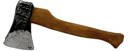 ZICOM Krippenzubehör Miniaturzubehör Miniatur Axt Beil Hacke 6,1cm Holz Natur, Modellbau Puppenhaus