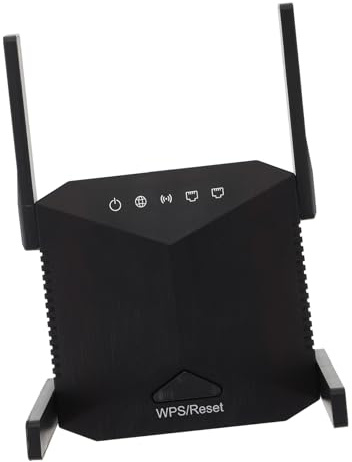 WATIIFUFU Extensor de Señal Inalámbrico de 300 Mbps 4 Antenas, Diseño Resistente y -colisión de Abs para Ampliar Cobertura en Casa