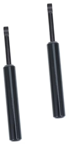 Yardwe de Abridores de Tapas Traseras de Reloj de Acero Inoxidable y Aleación de Aluminio 2 Piezas Negros Estilo Palanca para Reparación Profesional de Relojes