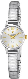 Festina Damen Analog Quarz Uhr mit Edelstahl Armband F20262/2