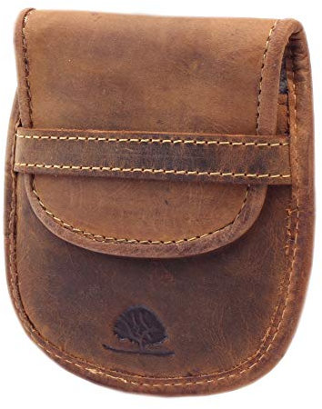 Greenburry Vintage Geldbörse Patronentasche Braun 9x4x7cm