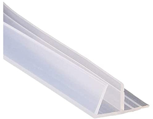 6/8/10/12mmJunta para puerta de ducha,Tira de vidrio curvada recta,Tira de sellado para mampara de ducha,goma mampara ducha,Mampara de ducha,junta mampara ducha (2M,F-6MM)