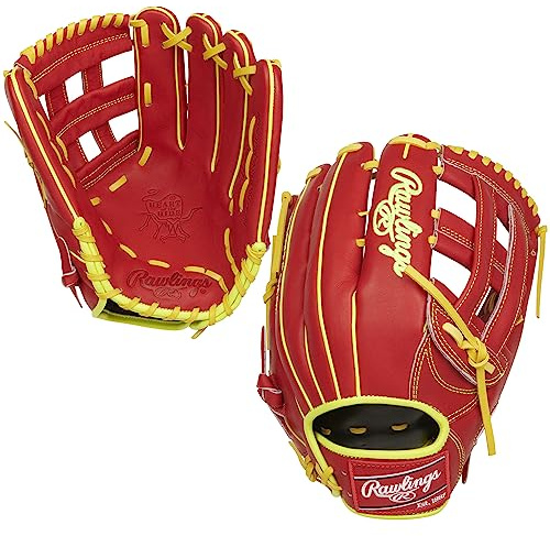 Rawlings PRORA13S - Guante de béisbol de 12.75 pulgadas Heart of The Hide Gold Glove Club