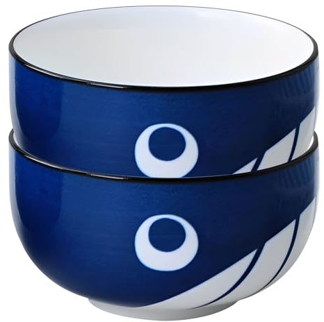 JTBDWOSK Cereal, Ceramic Ceramics, 400Ml Bowl Bowl Set, Soup Bowls, Muesli Shell of 2,B