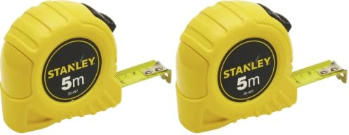 STANLEY 1-30-497 Flessometro Global, 5 m x 19 mm (Confezione da 2)