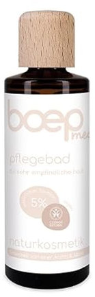 boep Med - Huile de bain nourrissante pour peaux très sensibles et en cas d'eczéma atopique - Pour bébés, enfants et adultes - Développée par un médecin - Cosmétique naturel végétalien (125 ml)