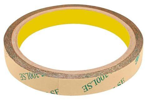 fait avec - Ruban adhésif de transfert double face extra fin - Transparent - Pour électronique, LCD, bricolage, téléphone portable, écran tactile, imprimante 3D (0,05 mm d'épaisseur, 10 mm x 5 m)