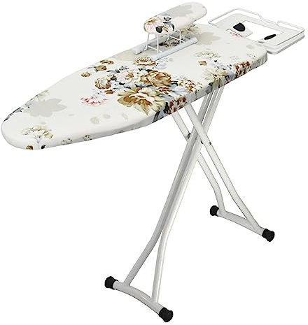 ALEjon Table à repasser peu encombrante, planche à repasser pliable, support mural réglable en hauteur, planche à repasser robuste et antidérapante, pieds antidérapants, bonne portance, robuste pour l