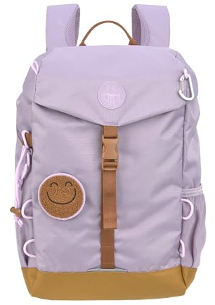 Lässig Zaino da trekking per bambini Zaino per bambini con fascia toracica e spallacci imbottiti idrorepellente, 14 litri/Big Outdoor Backpack lilac