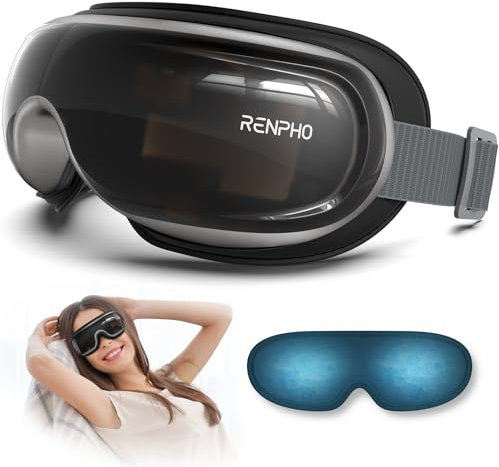 RENPHO Eyeris 3 Augenmassagegerät mit Wärme, Bluetooth & Luftdruck – Entspannung für Augenmüdigkeit, Trockene Augen & Kopfschmerzen