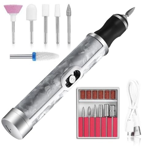 Elettrica per Unghie Set Trapano Elettrico Unghie 4 Velocità con | Macchina per Unghie Senza Fili Per Cura Mani Piedi Spa Casa Trasporto Viaggio Campeggio Pedicure