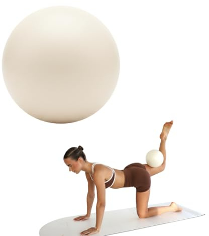NUYEN Pilates Ball – Gymnastikball für Pilates, Yoga, Fitness & Core Training – Rutschfester Fitnessball für Bauch, Beine, Po & Ganzkörperübungen (25 cm)