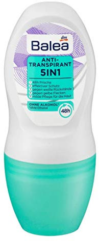 Balea Deo Roll On Antitraspirante 5 in 1 Protection, 1 x 50 ml