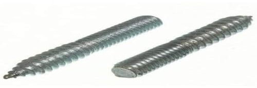 Merriway BH06759 (10 Pcs) Steel Dowel Screws Wood to Metal BZP M5 x 25 mm x 10 - Pack of 10 Pieces