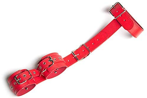 OnundOn Leder Halsband Halsbänder Handschellen leine Handfesseln SM Bondage Fesselset