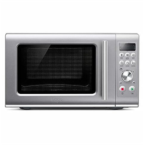 Sage - The Compact Wave Soft Close Microwave, Silver