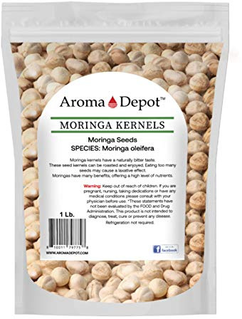 1 lb Moringa Seeds KERNEL Shelled Clean 100% Natural, Raw Superfood Nutritional, Rich in Vitamins, Edible Seeds, Protein, Minerals, Potassium. (APX 1550-1700 Kernels)