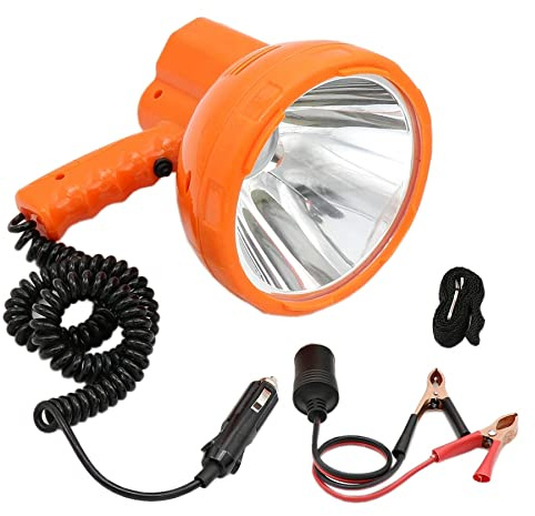 Projecteur LED portable 12V50W pour allume-cigare de voiture et batterie externe 12V - Lampe de recherche extérieure