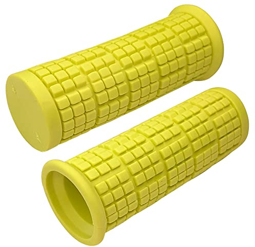 cyclingcolors Mango de Bicicleta Confort 22 mm Giratorio Ciclo Antideslizante MTB Ciudad BMX Niño Adulto Par (Verde ácido)