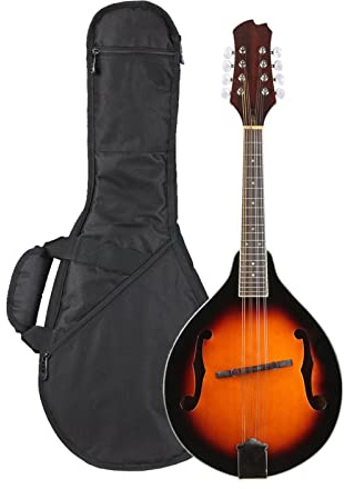 ZENGXUE Mandolins A Style 8 String Musical Instrument Folk Instrument Mandolin Solid Wood Spruce Mandolin With Gig Bag Mandolin Musical Instrument