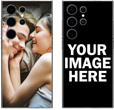 Personalisierte Handyhülle für Samsung Galaxy A12/13/14/15/17/24/52/72 und S23/24/25. Personalisierung mit Bild, Text, Logo oder Foto möglich. Hergestellt aus stoßfestem TPU-Gummi