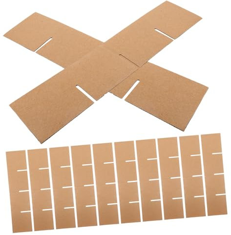 PLAFOPE 1Satz Karton Trennwände für Umzugskartons Glasverpackungsset mit Kartontrennern für Geschirr Wein und Gläser Umzugskartons mit Trennwänden für Sicheres Verpacken