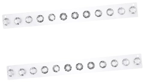 LIFKOME 2stücke Acryl Schmuck Organizer Ständer Kopf Wandhalterung Für Halsketten Armbänder Und Ohrringe Transparenter Schmuckaufbewahrung Für Schlafzimmer Und Geschäfte