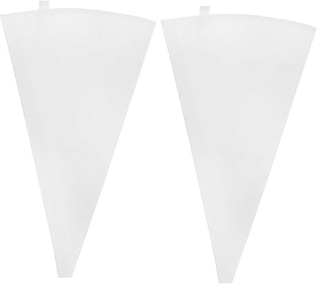 Hoement 2 Stück Kuchendekorationszubehör Wiederverwendbare Spritzbeutel Einfaches Design Für Zuckerguss-plätzchen Und Backen Zu Hause