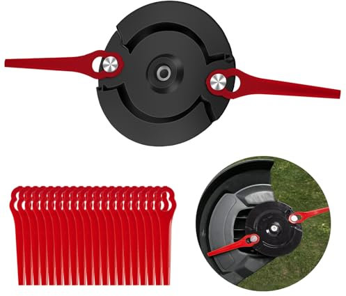 EVEHAP【Upgrade 】 Doppelklinge Scheibe Kompatibel mit GE-CT 18 LI, GC-CT 18/24, BG-CT18 LI, BG-CB18 LI, RG-CT18/1 LI, 20 Stück Klingen