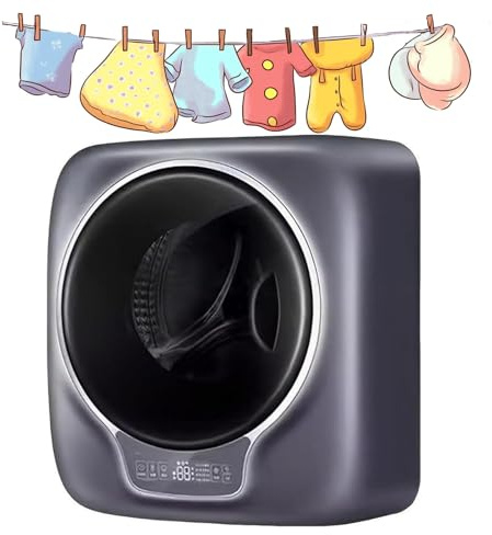 JJENXYYDS Lavatrice Completamente Automatica, Mini Lavatrice elettrica a Parete con Tamburo, Lavatrice Completamente Automatica a Parete da 3 kg, Macchina, Mini lavatrici per Bagno e Cucina