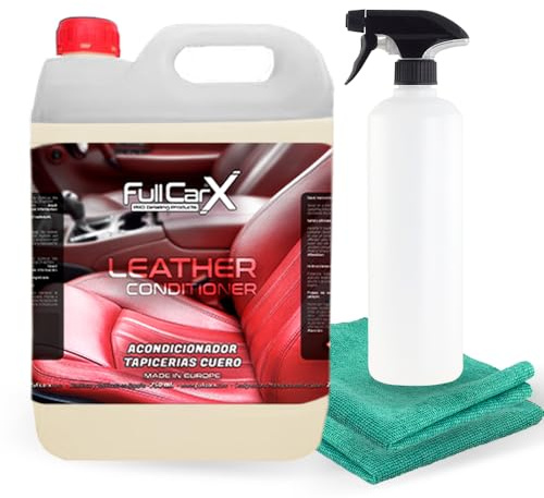 FULLCARX Leather Conditioner 5L Lederpflege Auto, Behandlung von Leder Autositz Polster Innenraum Lederpflegemittel Spezialpflege Langanhaltende Wartung, Reinigung Detailing Professionelles Produkt