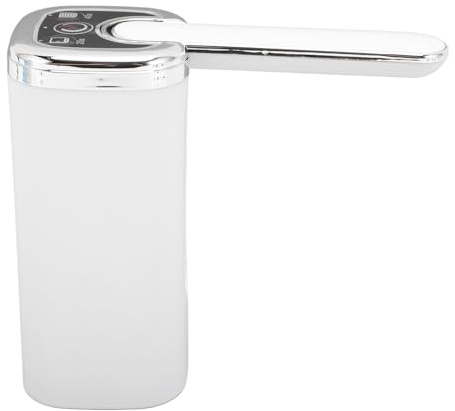 Tragbare Wasserflaschenpumpe, Wasserspender, 5-Gallonen-Flasche mit Bodenbeladung, Tragbarer Mini-Spender mit Automatischer USB-Aufladung für Camping, Zuhause oder Büro